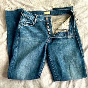 Mother “Stunner fray” jeans